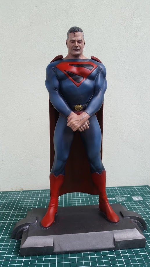 Superman Kingdom Come Restoration - Ezonesixth 1 6 Head Sculpt Painting